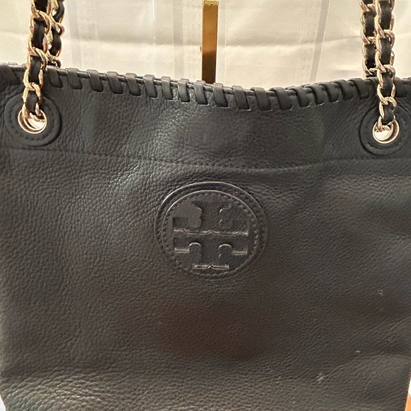 Tory Burch Marion Black Leather Swingpack/Messenger/Shoulder/Crossbody Bag - Picture 4 of 15